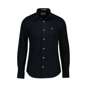 חולצה מכופתרת Gant לגברים סטרץ' גזרת Slim Fit (Stretch Poplin)