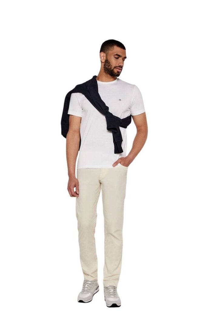 טי שירט Gant לגברים גזרת Slim Fit (Shield T-Shirt)