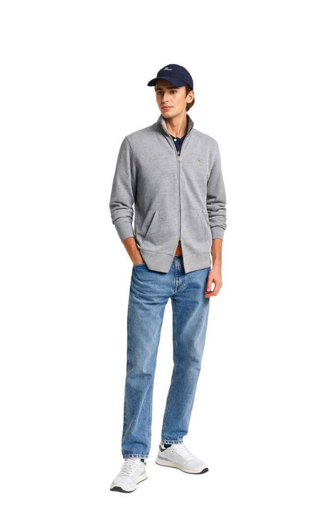 סווטשרט Gant לגברים עם רוכסן (Zip Sweatshirt)