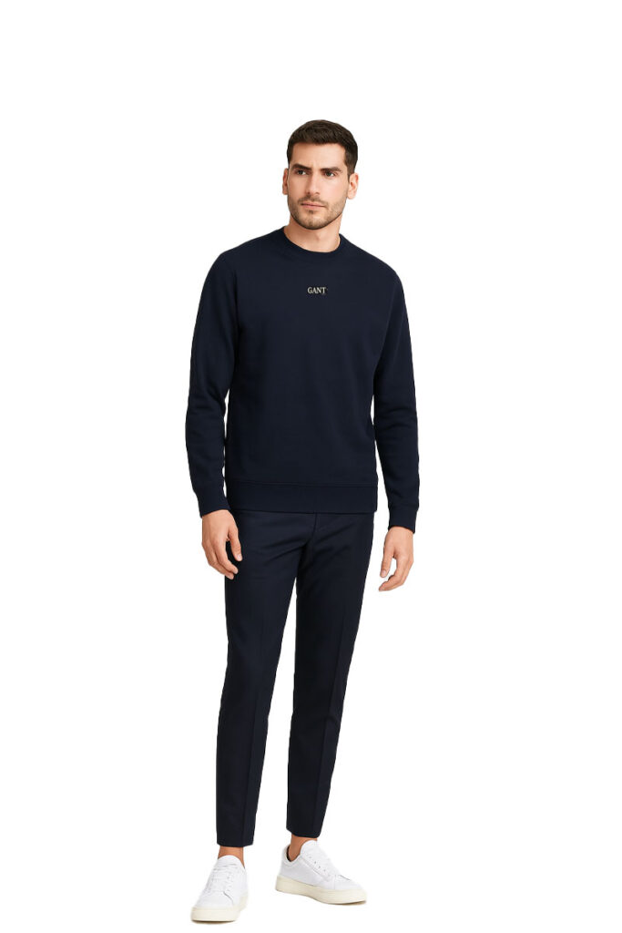 סווטשרט Gant לגברים (Small Graphic C-Neck)
