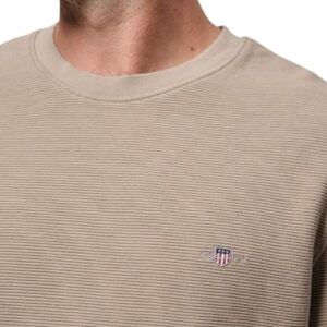 סווטשרט Gant לגברים דגם Textured (Crew Neck Sweater)