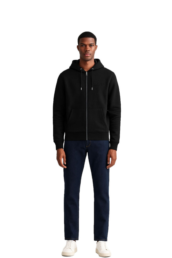קפוצ'ון Gant לגברים (Tonal Shield Zip Hoodie)