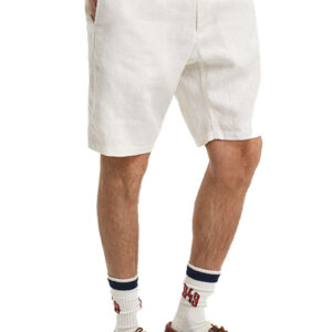 ברמודה פשתן Gant לגברים גזרת Relaxed Fit